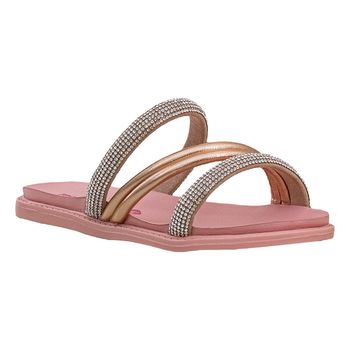 Rasteira-Creme-e-Ouro-Rosado-Kids-Tiras-Metalizada-e-Strass-|-Molekinha-Tamanho--27---Cor--CRISTAL-CREME-0